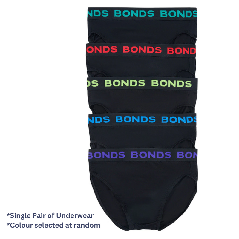 Men's BONDS Hipster with incontinence pad (single)