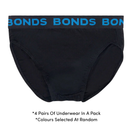 Men's BONDS Hipster with incontinence pad (4 pack)