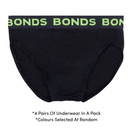 Men's BONDS Hipster with incontinence pad (4 pack)