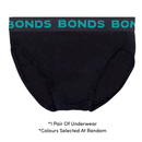 Men's BONDS Hipster with incontinence pad (single)