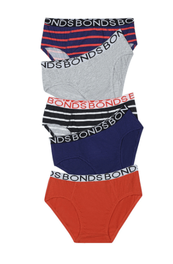 Boy's BONDS Hipster with incontinence pad (4 pack)