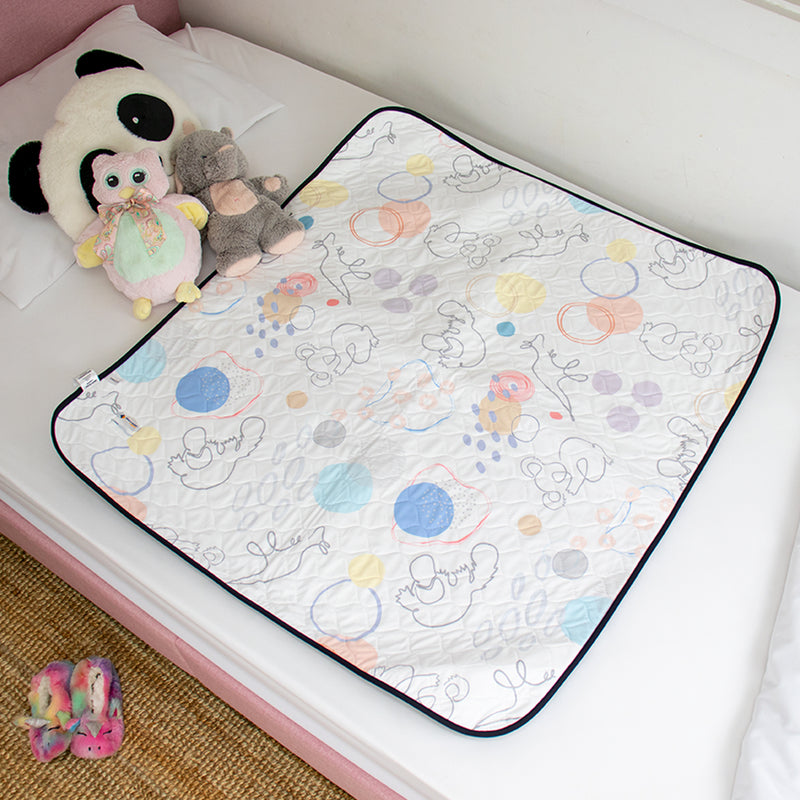 Joey Kids Printed Waterproof & Absorbent Bed Pad (no wings)