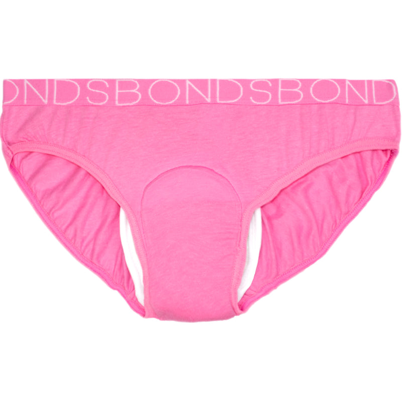 Girl's BONDS Bikini Brief with incontinence pad (4 pack)