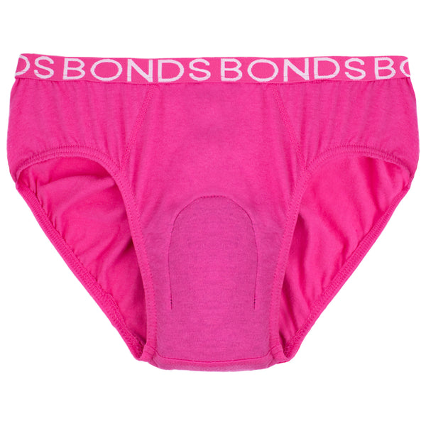 Girl's BONDS Hipster with incontinence pad (single)