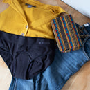 Women's BONDS Comfytails Side Seamfree Midi Brief with incontinence pad